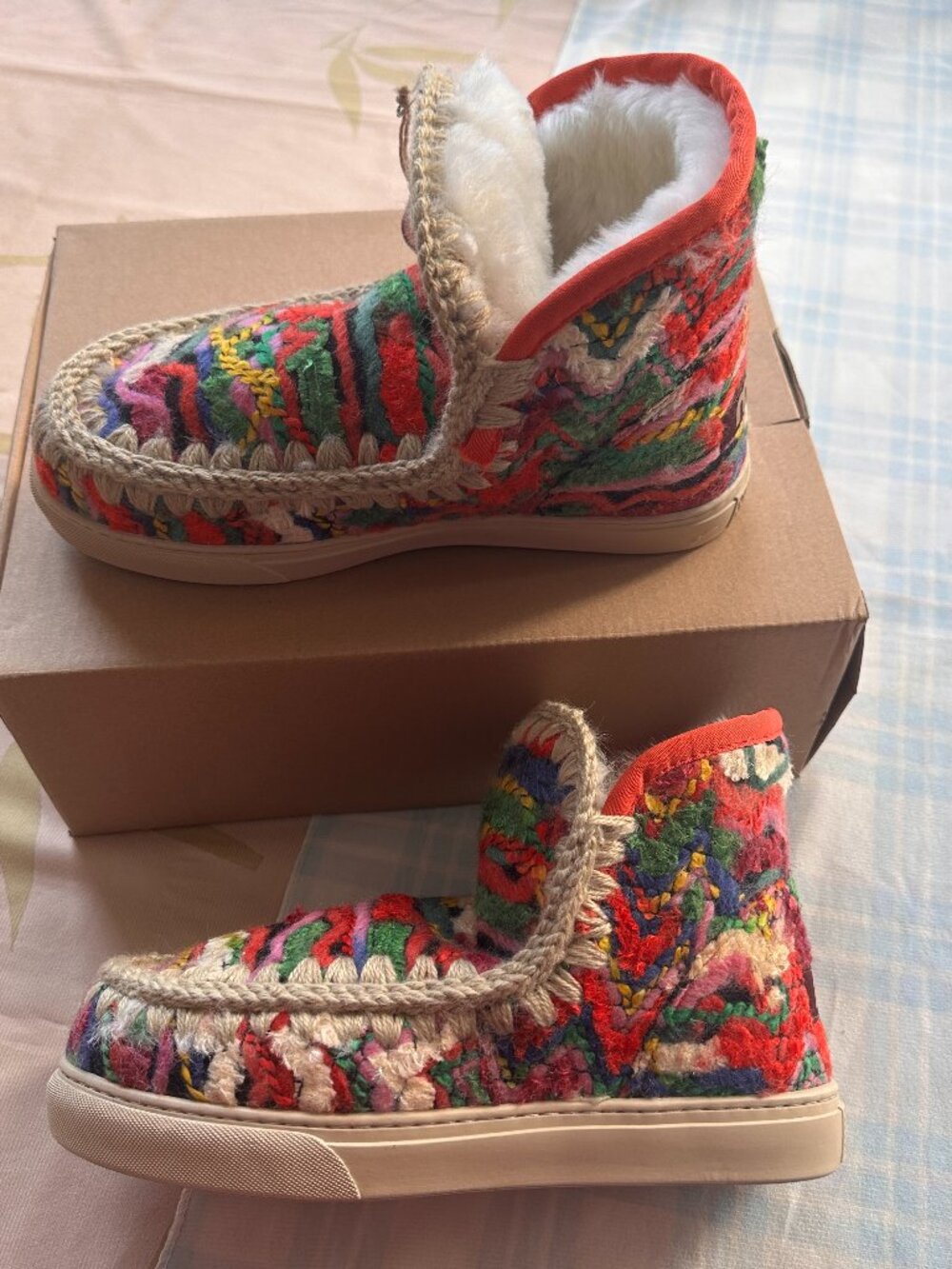 Moueskimo Mini Series Ethnic Style Snow Boots